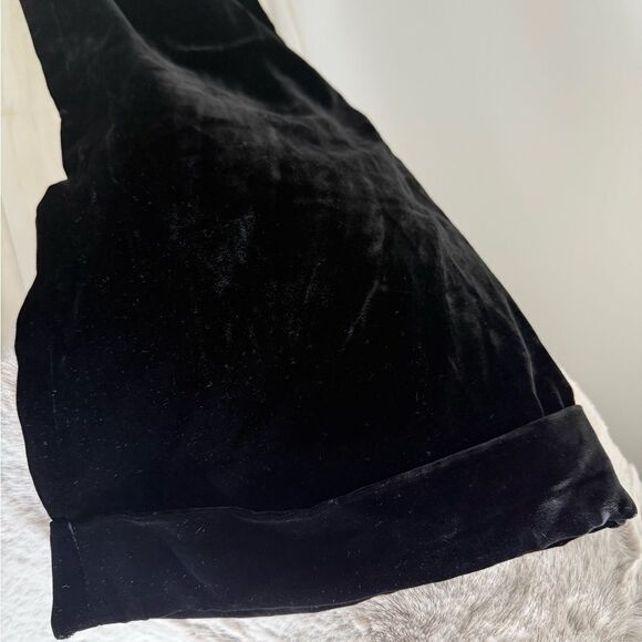 Roberto Cavalli preowned velvet black pants size 42 - Picture 3 of 4